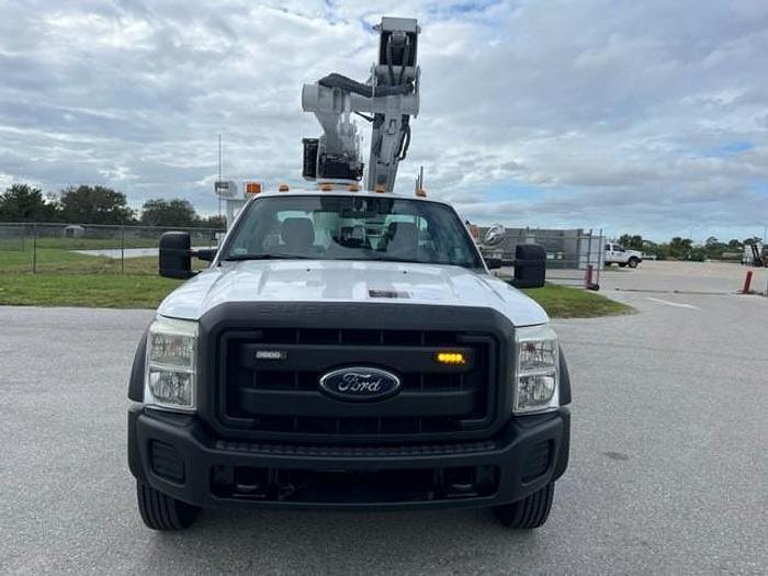 Used Altec AT40M 45ft Bucket Boom on 2012 Ford F550 4x4 Reg Cab Utility Truck - C11105