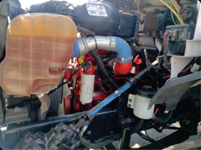 Used Altec LS63 Sign Crane on 2015 Ford F750 Super Duty Reg Cab Flatbed Truck - M20609