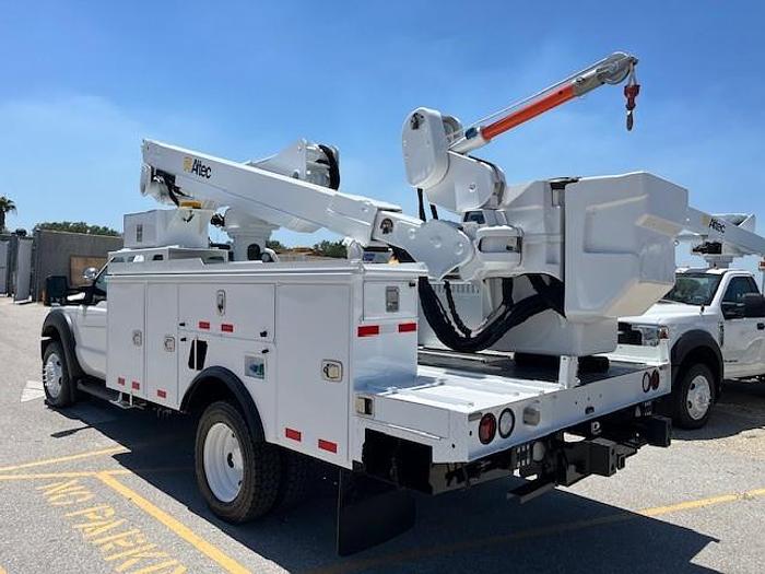 Used Altec AT40M 45ft Bucket Boom on 2016 Ford F550 4X4 Reg Cab Utility Truck - C41868