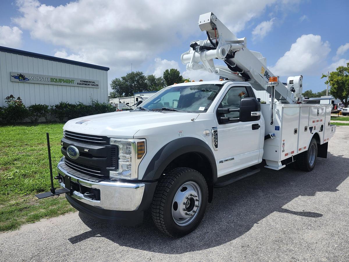 Used Altec AT41M 46ft Insulated Bucket Boom on 2019 F550 4x4 Reg Cab Utility Truck - K25421