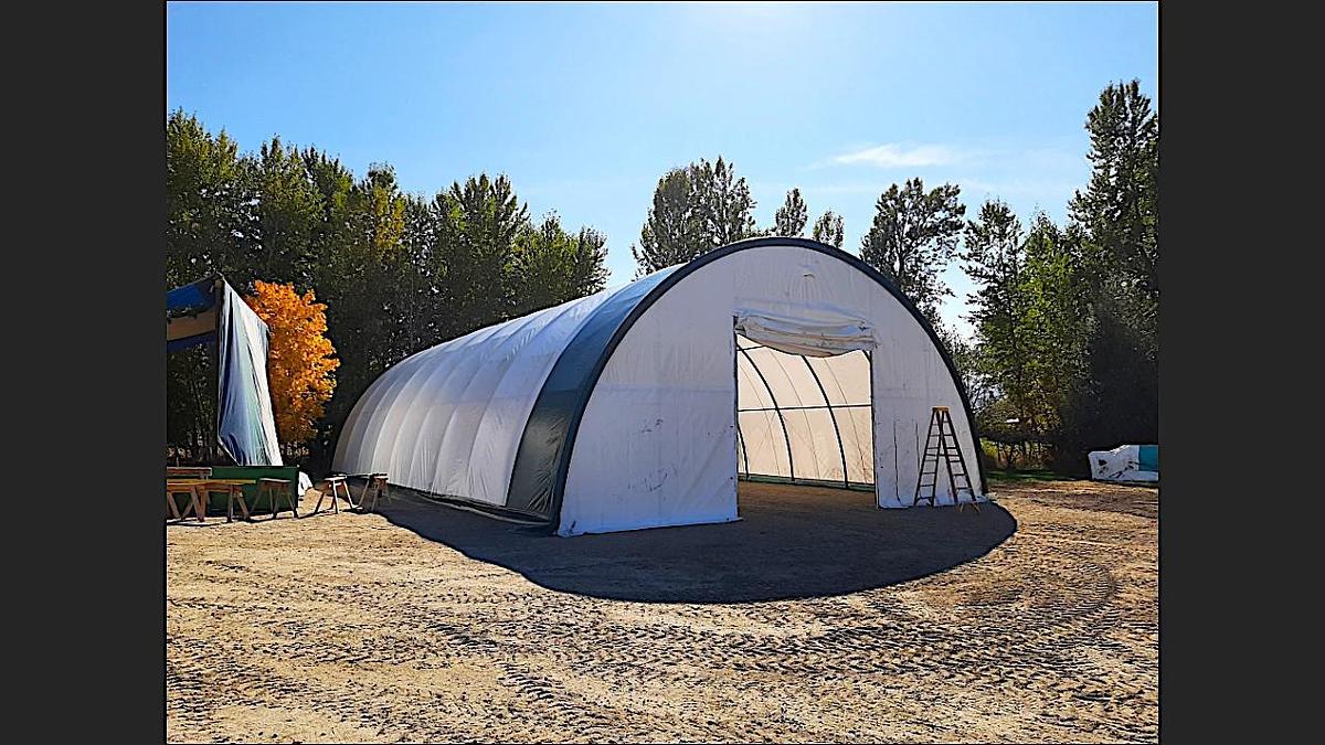 New 2022 Suihe S408020R 80 ft x 40 ft x 20 ft Dome Storage Building