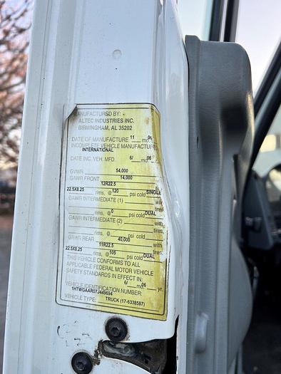 Used 2007 International 7400 15k lb. Tandem Reel Loader Cable Puller - R49694