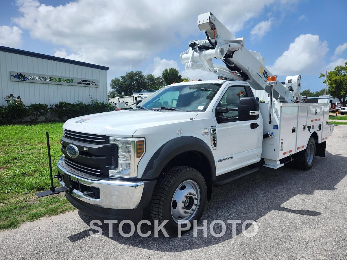 Used Altec AT41M 46ft Insulated Bucket Boom on 2019 F550 4x4 Reg Cab Utility Truck - 25409