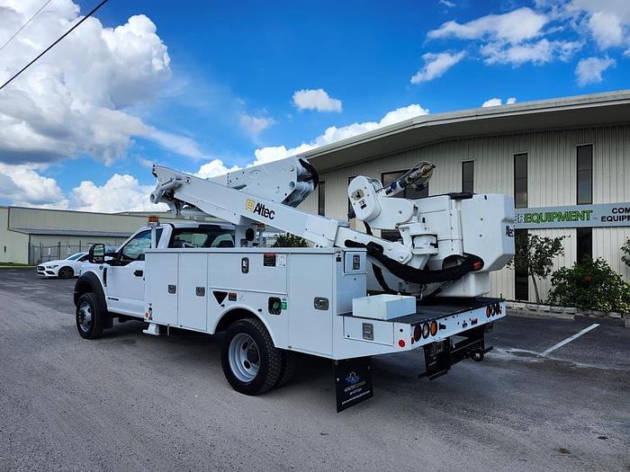 Used Altec AT41M 46ft Bucket Boom on 2018 F550 4x4 Reg Cab Utility Truck - 03899