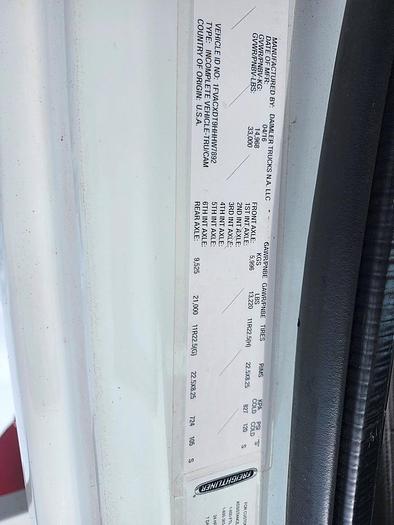 Used Altec DM47B-TR Digger Derrick on 2017 Freightliner M2-106 Flatbed Truck