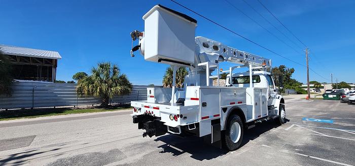 Used Altec AM55-MH Over Center Bucket Boom on 2014 Freightliner M2 106 4x4 Utility Truck - W9313