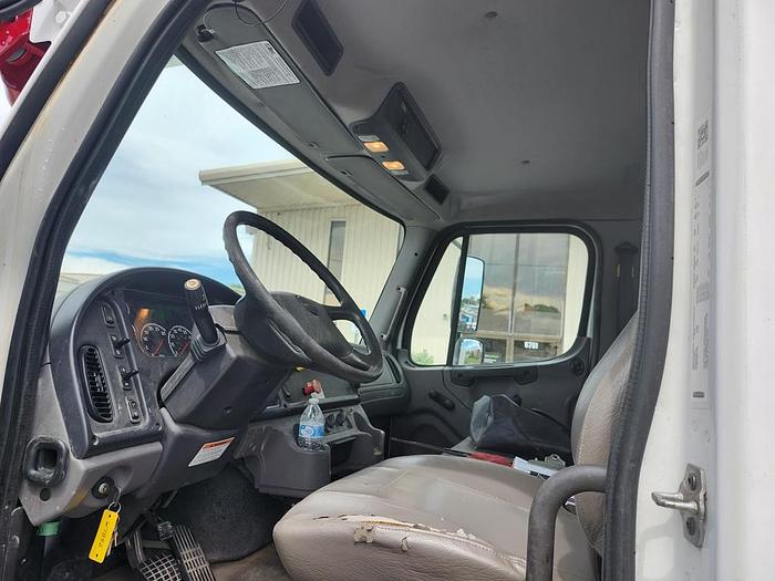 Used Altec DM47B-TR Digger Derrick on 2017 Freightliner M2-106 Flatbed Truck