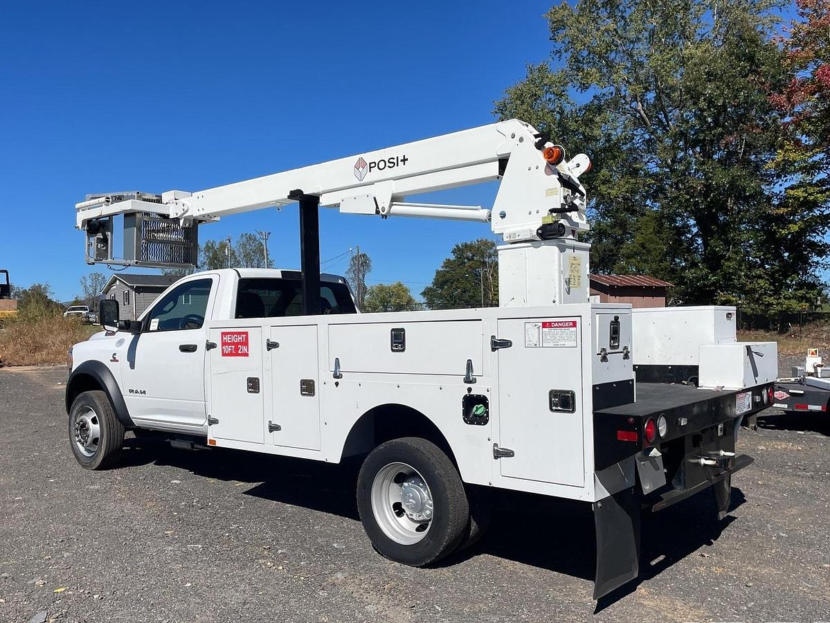 Used Posi-Plus 700-40 34 ft on 2022 Ram 5500 4x2 Cable Placer Bucket Truck - 38321