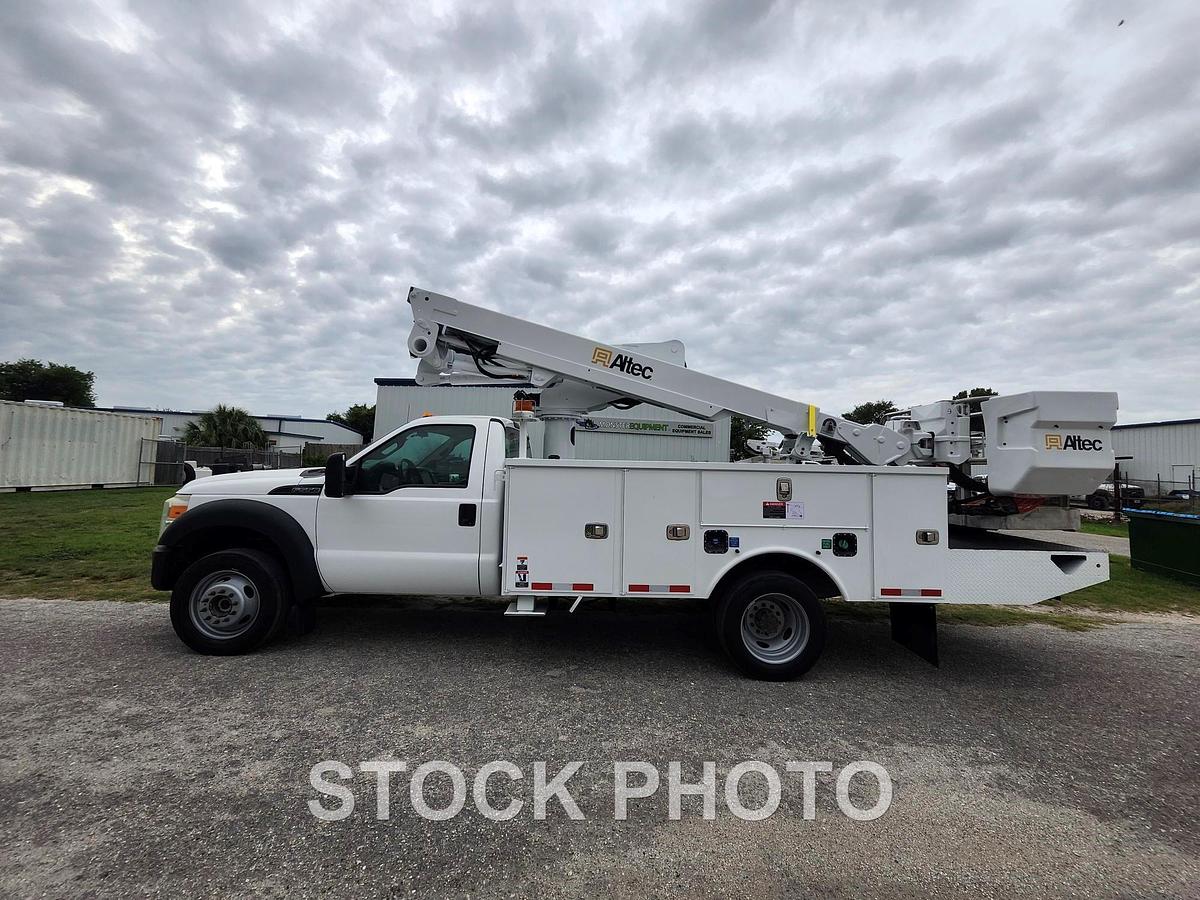 Used Altec AT40S Basket Boom on a 2014 Ford F550 Reg Cab Utility Truck - 47288