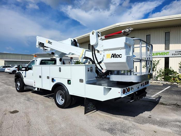 Used Altec AT40S 45ft WH Sign Truck 2 man Basket with Jib on 2016 Ford F550 - 01646