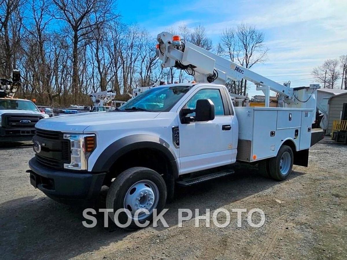 Used Altec AT200A Bucket Boom on 2018 Ford F450 Reg Cab Utility Truck - R02755