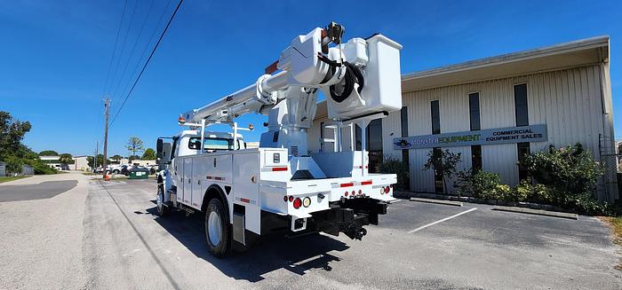 Used Altec AM55-MH Over Center Bucket Boom on 2014 Freightliner M2 106 4x4 Utility Truck - W9313