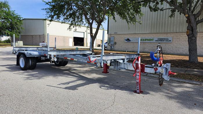 Used 2015 BROOKS BROTHERS PTB-111 17,600 lbs SA AB Extendable Pole Trailer - 74409