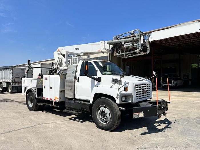 Used Altec AP45A Cable Placer on 2008 GMC C8500 Reg Cab Utility Truck - R07877