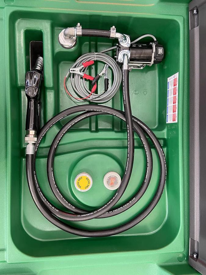Used AMERICAN FUEL TANK Portable 116 Gal Diesel Transfer Tank with 12V Pump | Model AM-TANK116DIESEL