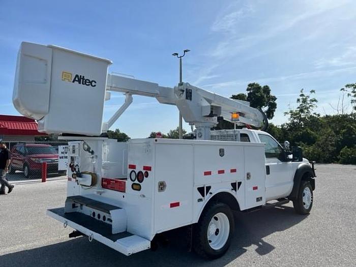 Used Altec AT37G Bucket Bom on 2014 Ford F550 4X4 Utility Truck - C17995