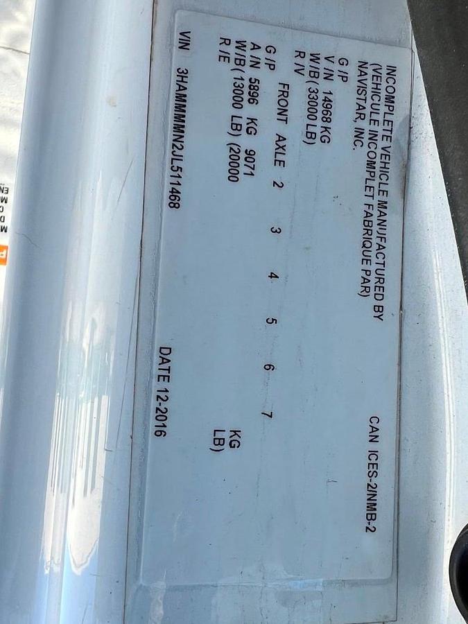 Used Altec AA55-MH Bucket Boom on 2018 International 4300 Reg Cab Utility Truck - R11468