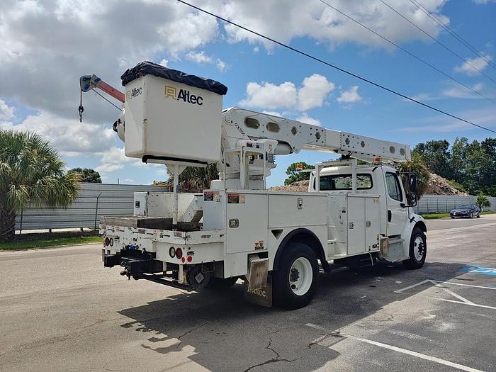 Used Altec AM55-MH, Over-Center Material Handling Bucket Truck rear mounted on 2017 Freightliner M2 106 - PF3147