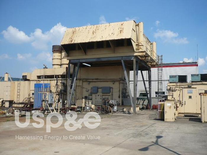 Used 66.9 MW 1992 Used GE LM5000-STIG Natural Gas Turbine Combine Cycle Plant