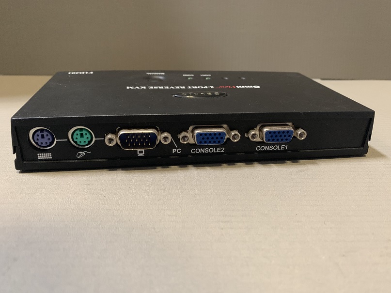 Used Belkin Omniview 2 Port Reverse KVM F1D201