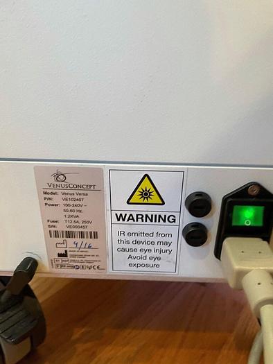 Used Venus Concepts Venus Versa ~ Fully operational ~ Single owner~ W/ 5 handpieces ~