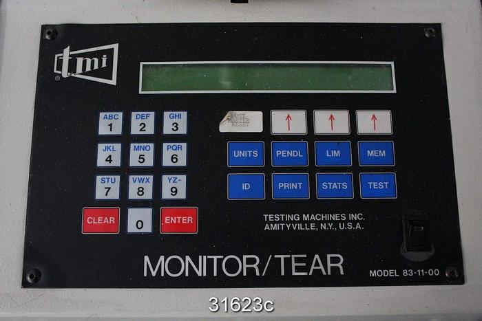 Used Tmi 83-11-00 Digital Tear Tester and Monitor, Elmendorf Type #31623