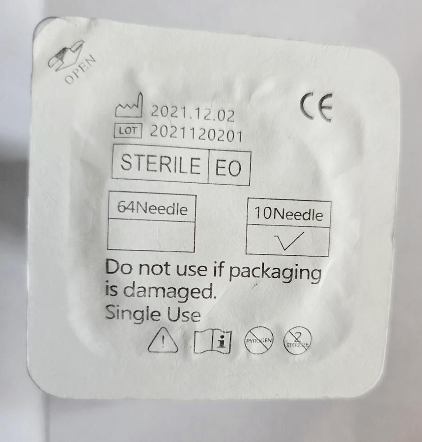 AMI Lasers 10 pin Micro Needling Tips (Exo Gold)