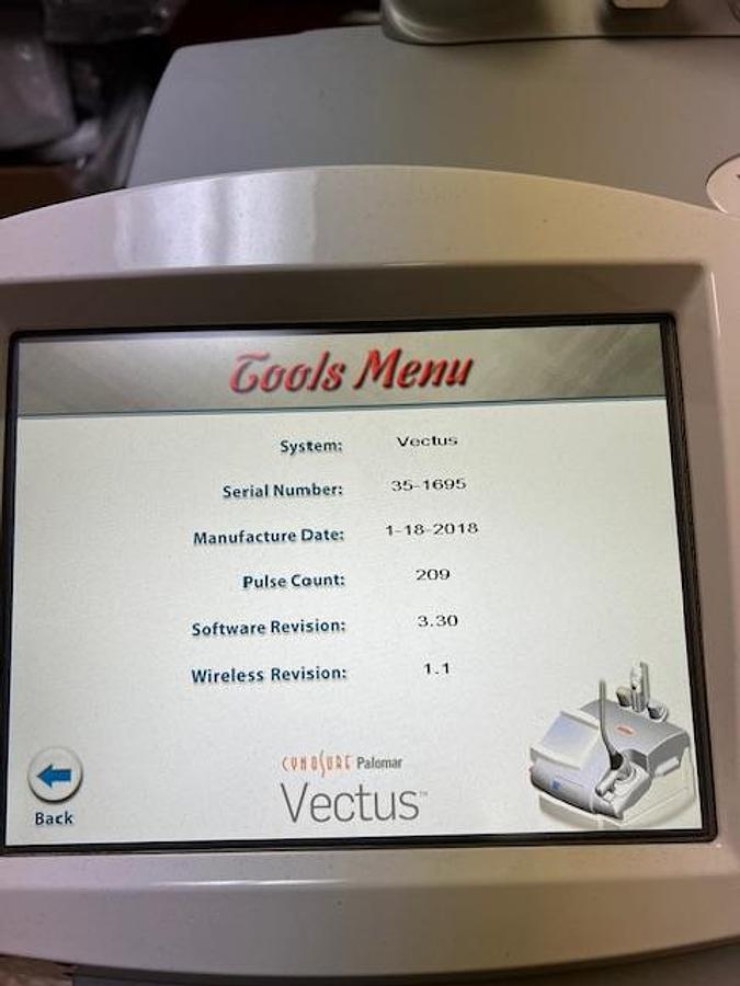 Used Cynosure Vectus Laser Hair Removal