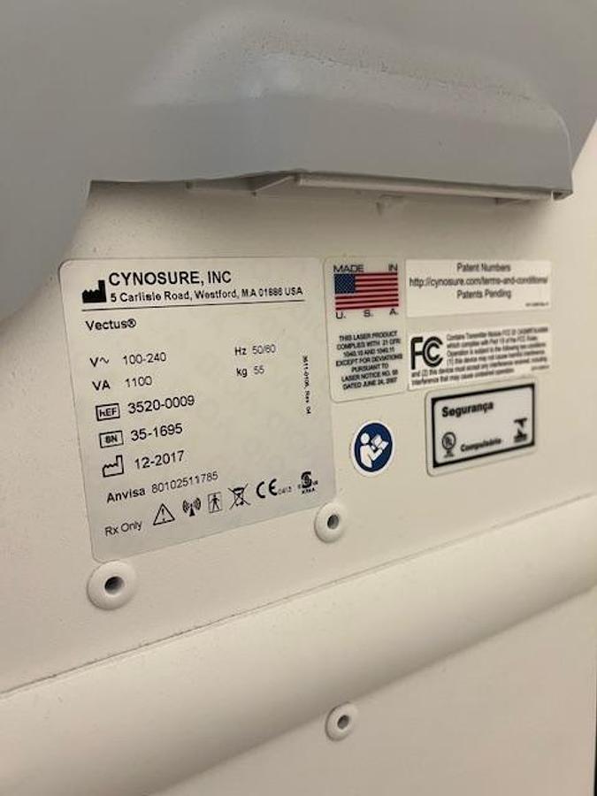 Used Cynosure Vectus Laser Hair Removal