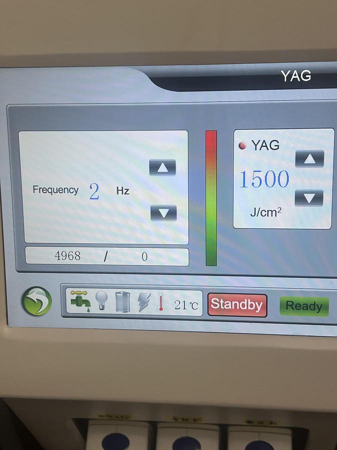 Used 3 In 1 Laser - IPL, 1064 YAG, RF
