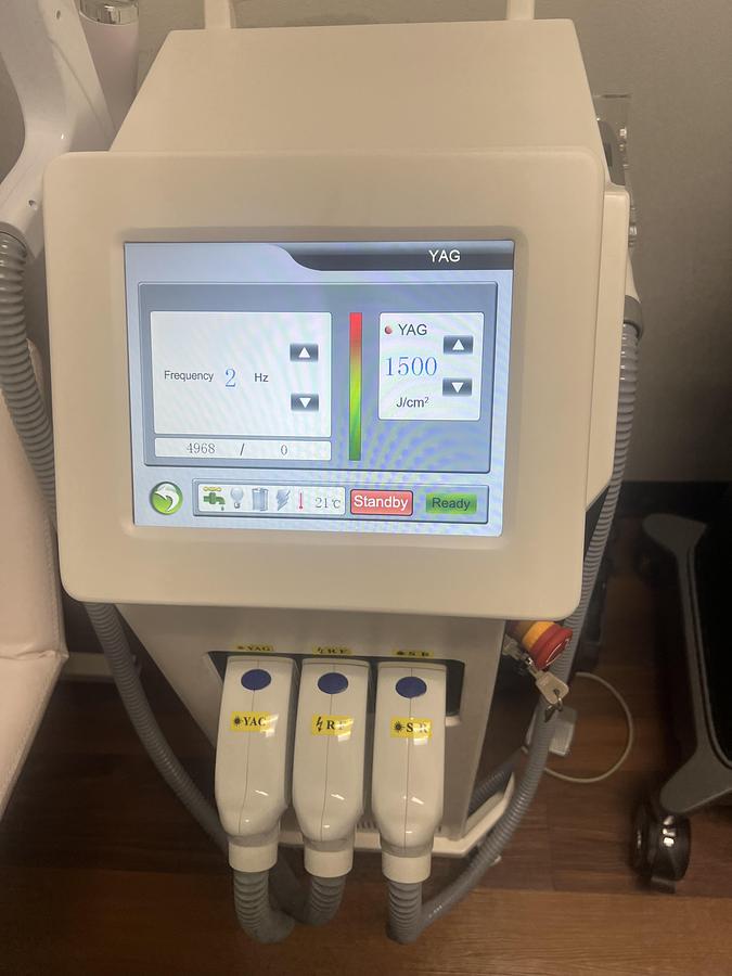 Used 3 In 1 Laser - IPL, 1064 YAG, RF