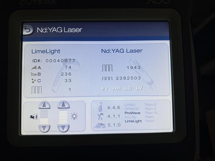 Used 2018 Cutera with Limelight & YAG, Prowave