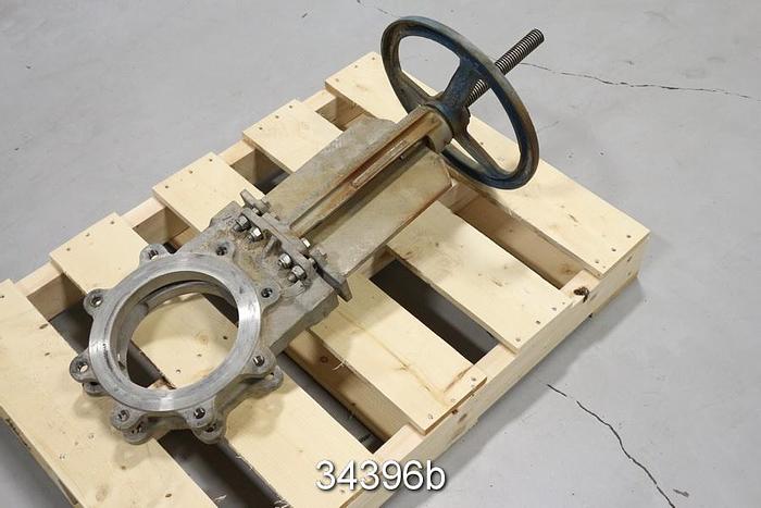Used Velan 8" Hand Operated Knife Gate Valve #34396