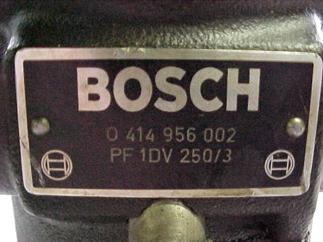 Used BOSCH FUEL INJECTION PUMP PF1DV250/3