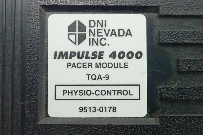 Used DNI Nevada Inc. TQA-9 Physio-Control 9513-0178 Impulse 4000 Pacer Module