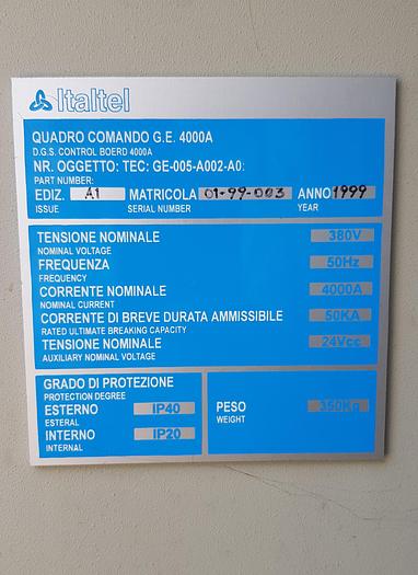 Usato Gruppo Elettrogeno e Cogenerazione, ALSTOM 12VP 185 - 2.500 kva