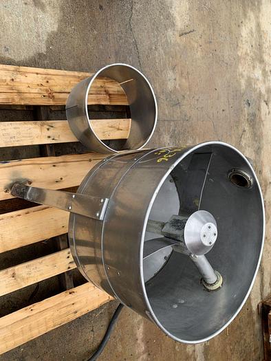 Used Washer, Rice Washer, 50-Pound Bags, S/st, Akimoto #S744464