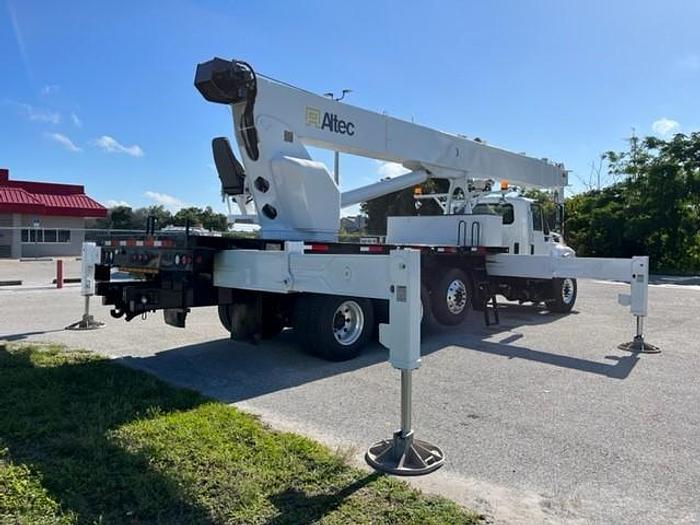 Used Altec AC38-103 38 Ton Crane Boom on 2008 International 7500 6x4 Flatbed Truck – C70823