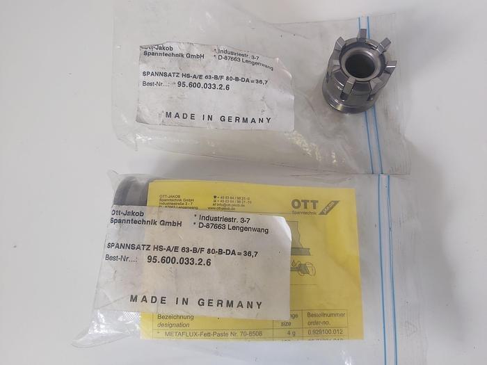 Spannsatz, 95.600.033.2.6, HS-A/E 63-B/F 80-B-DA, Ott neu