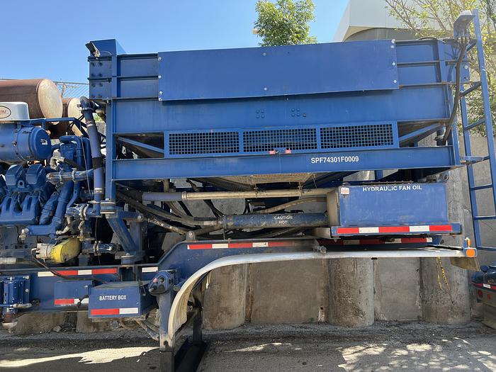 Used MTU Frac Pump Trailer