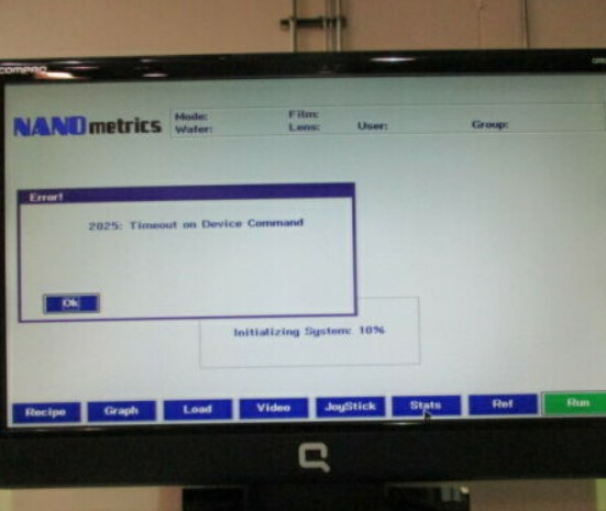 Used Nanometrics NanoSpec 8300X Film Thickness Analyzer Wafer
