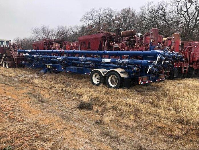 Used Frac Safety Manifold trailer