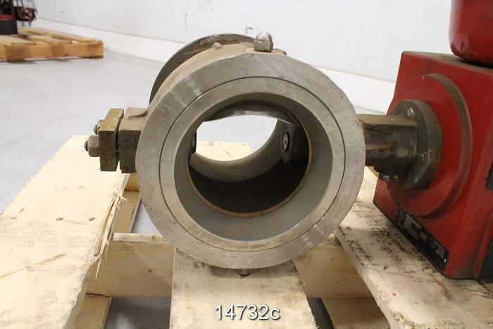 Used Masoneilan 3336302 Air Operated Control Ball Valve, 6", Air To Close #14732