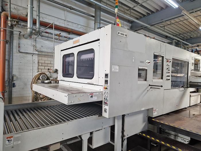 Gebraucht 2002 ASAHI Flachbettstanze + 3 Farbwerke  AP 1600