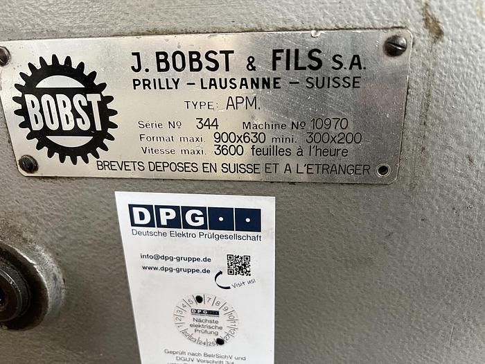 Gebraucht 1970 Bobst SP900