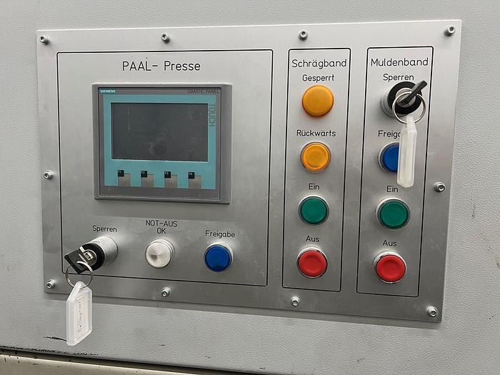 Gebraucht 1991 Höcker Schredder mit Abfallpresse und Transportband Pacomat 2