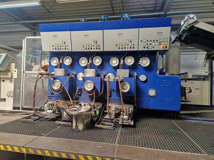Gebraucht 2002 ASAHI Flachbettstanze + 3 Farbwerke  AP 1600