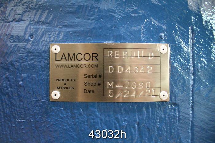 Refurbished Beloit DD4600 Disc Refiner, 42/46", With Splined Rotor #43032