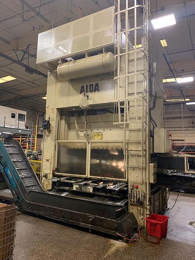 Used 330 ton AIDA 96"x55" Link-Drive Stamping Press
