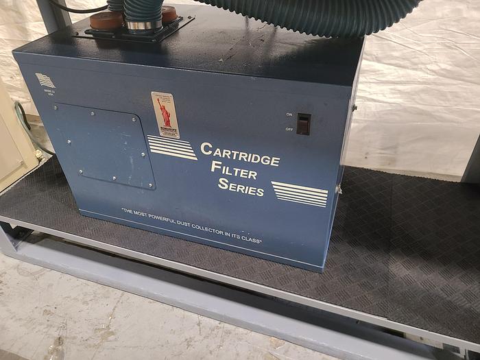 Used Double Head Buffing Polishing Machine with Romanoff Dust Collector